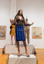 Load image into Gallery viewer, Dark Power Light Up Pencil Skirt
