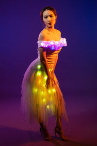 Illuminated Ethereal Tulle LED Skirt