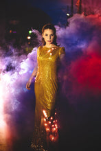 Load image into Gallery viewer, Sequin Collection Illuminated FashionTech LED Dress (Long)