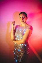 Load image into Gallery viewer, Sequin Collection Illuminated FashionTech LED Dress (Long)