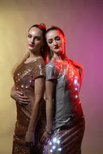 Load image into Gallery viewer, Sequin Collection Illuminated FashionTech LED Dress (Long)