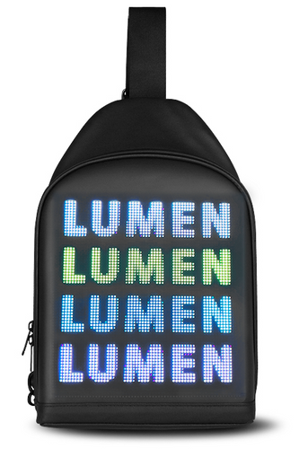 LED Bag Customizable Matrix Smart Bag Led Screen Shoulder Bag with Programmable Screen