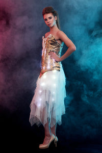 Illuminated Ethereal Tulle LED Skirt